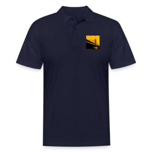 Golden Gate Bold Icon - Men's Pique Polo Shirt