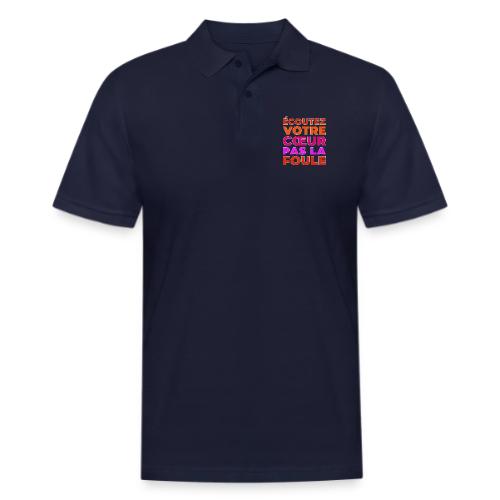 Heart first - Men's Pique Polo Shirt