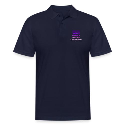 Shades of Purple - Men's Pique Polo Shirt
