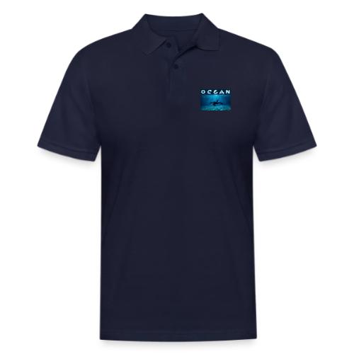 Ocean: Orca in Motion - Men's Pique Polo Shirt