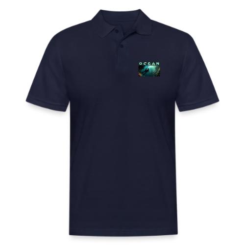 Ocean: Explorer of the Deep - Men's Pique Polo Shirt