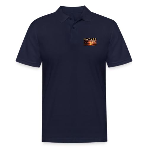 Nature: Sunset Serenity - Men's Pique Polo Shirt