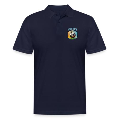 Soccer Ball Vibes - Men's Pique Polo Shirt