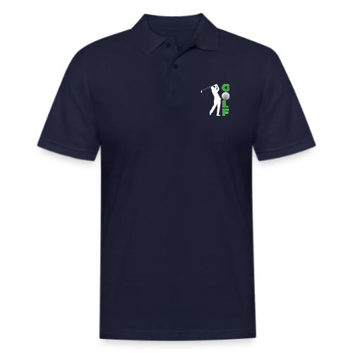 Golf: Classic Golf Motion - Men's Pique Polo Shirt