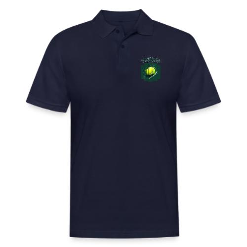 Tennis Motion - Men's Pique Polo Shirt