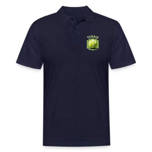 Tennis Minimal - Men's Pique Polo Shirt