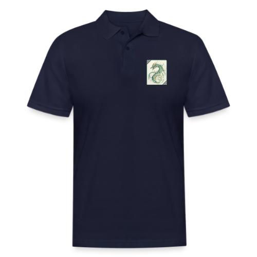 Brush of the Dragon - Men's Pique Polo Shirt