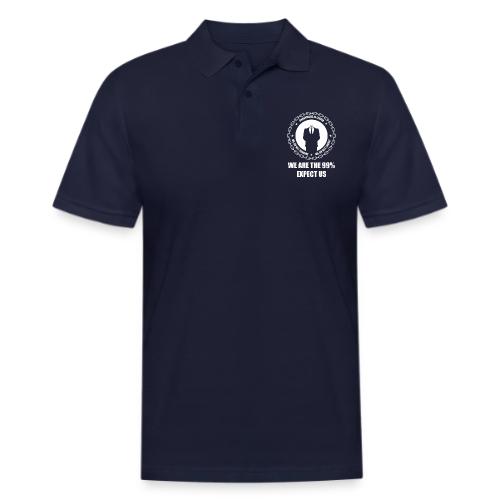 Anonymous 6 White - Men's Pique Polo Shirt