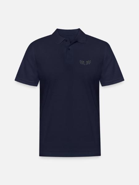 zap Lighting - Men's Pique Polo Shirt - midnight navy
