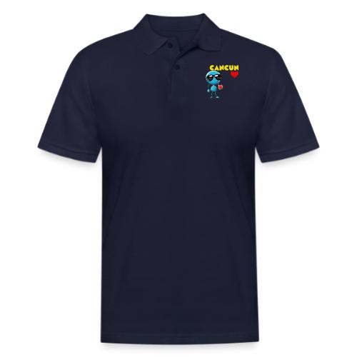 Smoon City_Cancun - Men's Pique Polo Shirt