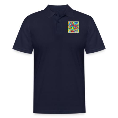 Fruitful Pattern Design - Men's Pique Polo Shirt
