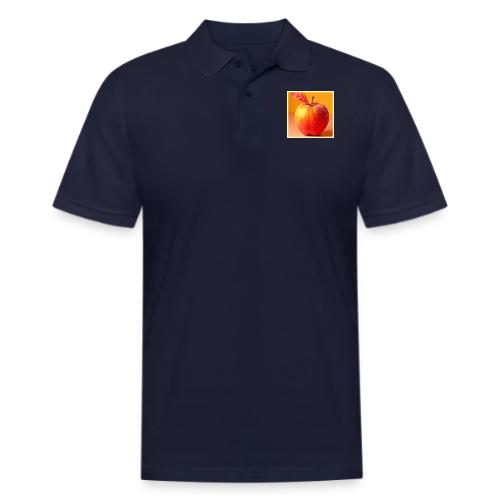 Golden Peach Perfection Design - Men's Pique Polo Shirt