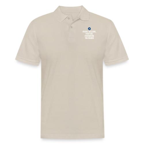 Digibyte. More secure, faster, forward thinking - Men's Pique Polo Shirt