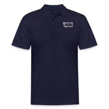 Montana Cities 406 Area Code - Men's Pique Polo Shirt - midnight navy - Front