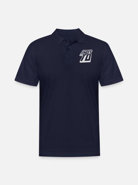 I prefer not to - Men's Pique Polo Shirt - midnight navy