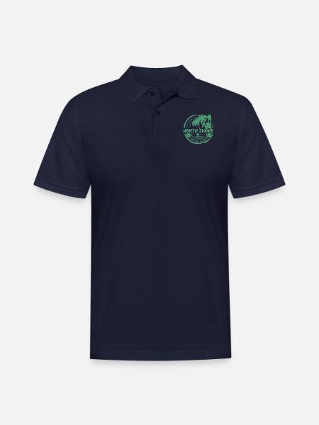 surf North shore - Men's Pique Polo Shirt - midnight navy