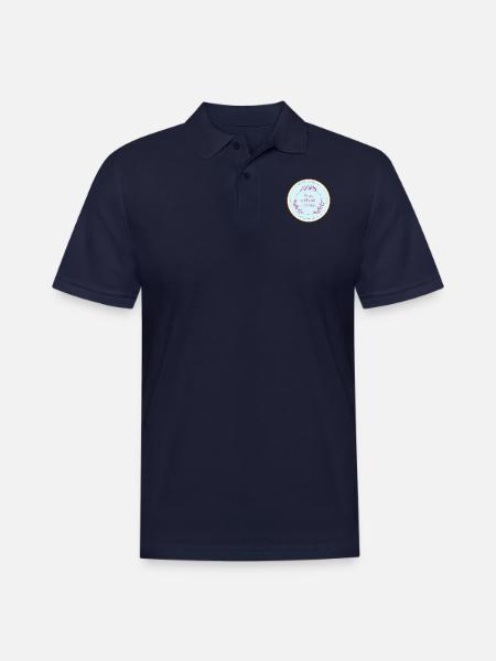Pray without ceasing - Men's Pique Polo Shirt - midnight navy