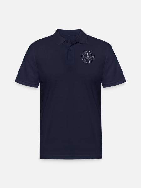 Bill Cipher logo - Men's Pique Polo Shirt - midnight navy