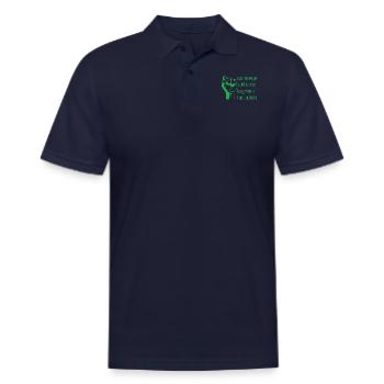 IRISH REPUBLICAN IRELAND - Men's Pique Polo Shirt - midnight navy - Front