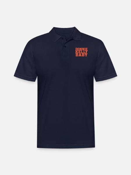 DONNIE KELLY BABY - Men's Pique Polo Shirt - midnight navy
