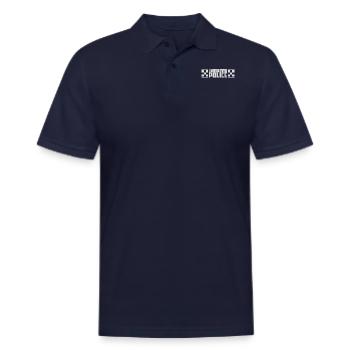 Undercover Police - Men's Pique Polo Shirt - midnight navy - Front