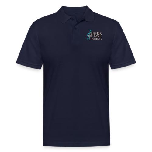 Higher Octave Healing Logo - Men's Pique Polo Shirt