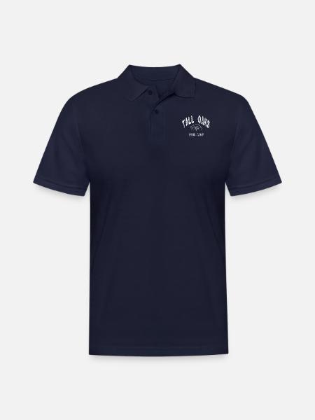 American Pie - Tall Oaks Band Camp - Men's Pique Polo Shirt - midnight navy