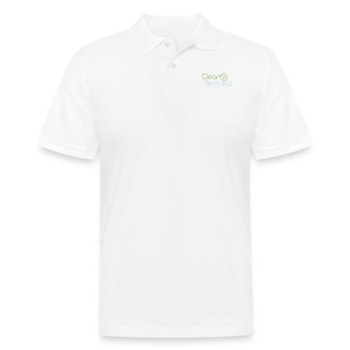 CleanTechnica Logo 2 - Men's Pique Polo Shirt