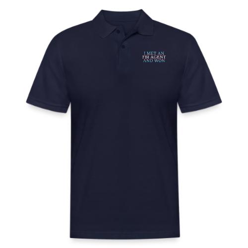 I Met an FBI Agent - Men's Pique Polo Shirt