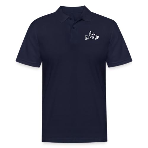 All Elf'd Up in White - Men's Pique Polo Shirt