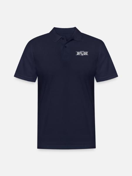 Selfie - Men's Pique Polo Shirt - midnight navy
