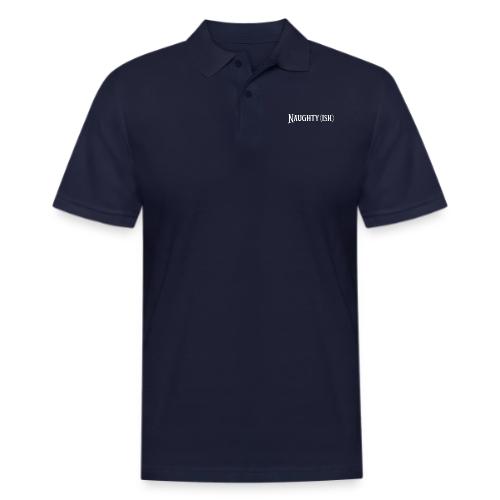 Naughtyish White - Men's Pique Polo Shirt