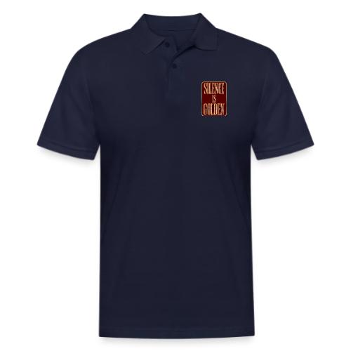 Silence Is Golden - Men's Pique Polo Shirt