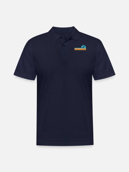 Telescope Astronomy - Men's Pique Polo Shirt - midnight navy