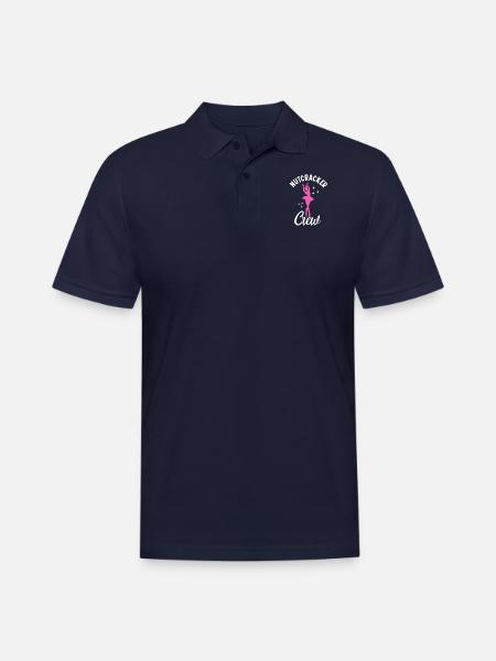 Nutcracker Crew - Men's Pique Polo Shirt - midnight navy