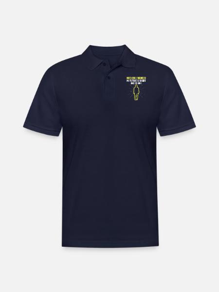 Nuclear Power Plant - Men's Pique Polo Shirt - midnight navy