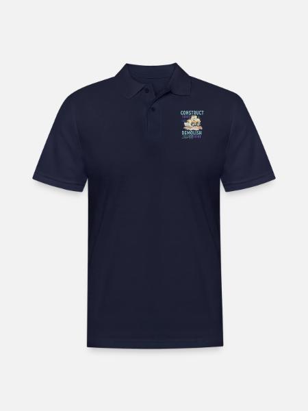 Engineers and Architects - Men's Pique Polo Shirt - midnight navy