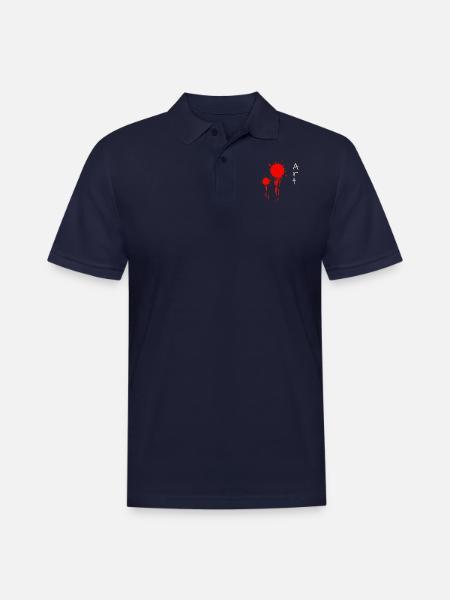 Art - Men's Pique Polo Shirt - midnight navy