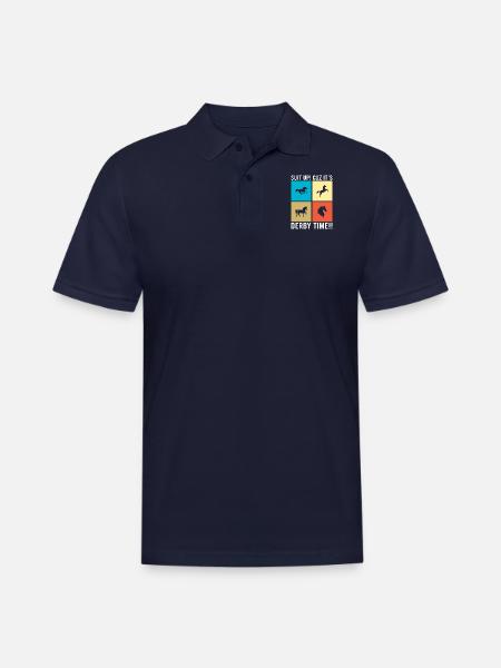 Der 1 1 - Men's Pique Polo Shirt - midnight navy