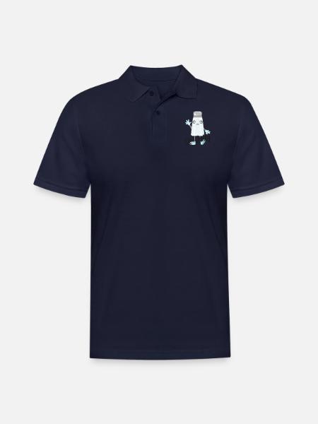 So Salty - Men's Pique Polo Shirt - midnight navy