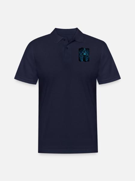 Osiris Code - Men's Pique Polo Shirt - midnight navy