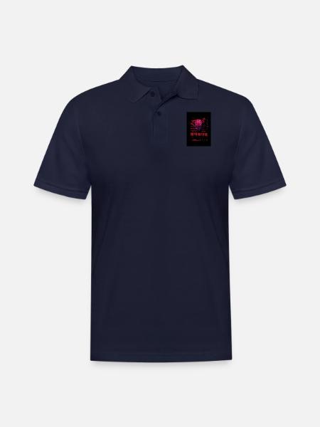 Rogue Black - Men's Pique Polo Shirt - midnight navy