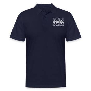 Entertainer Performer Artist Showman Actor - Men's Pique Polo Shirt - midnight navy - Front