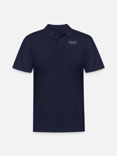 Resistance Is Futile Funny - Men's Pique Polo Shirt - midnight navy