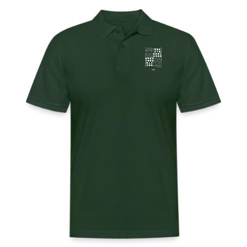 Quit upside white - Men's Pique Polo Shirt