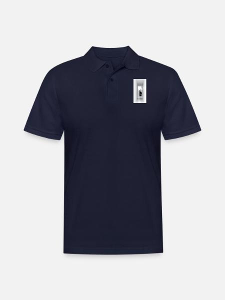 Dopamine - Men's Pique Polo Shirt - midnight navy