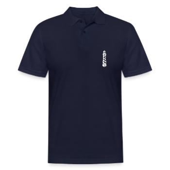 Wadden Sea Lighthouse On The Coast - Men's Pique Polo Shirt - midnight navy - Front