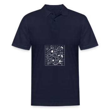 Nurse Nursing - Men's Pique Polo Shirt - midnight navy - Front