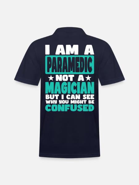 Paramedic - Men's Pique Polo Shirt - midnight navy