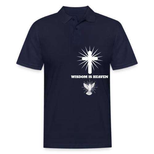 Wisdom is Heaven - Men's Pique Polo Shirt